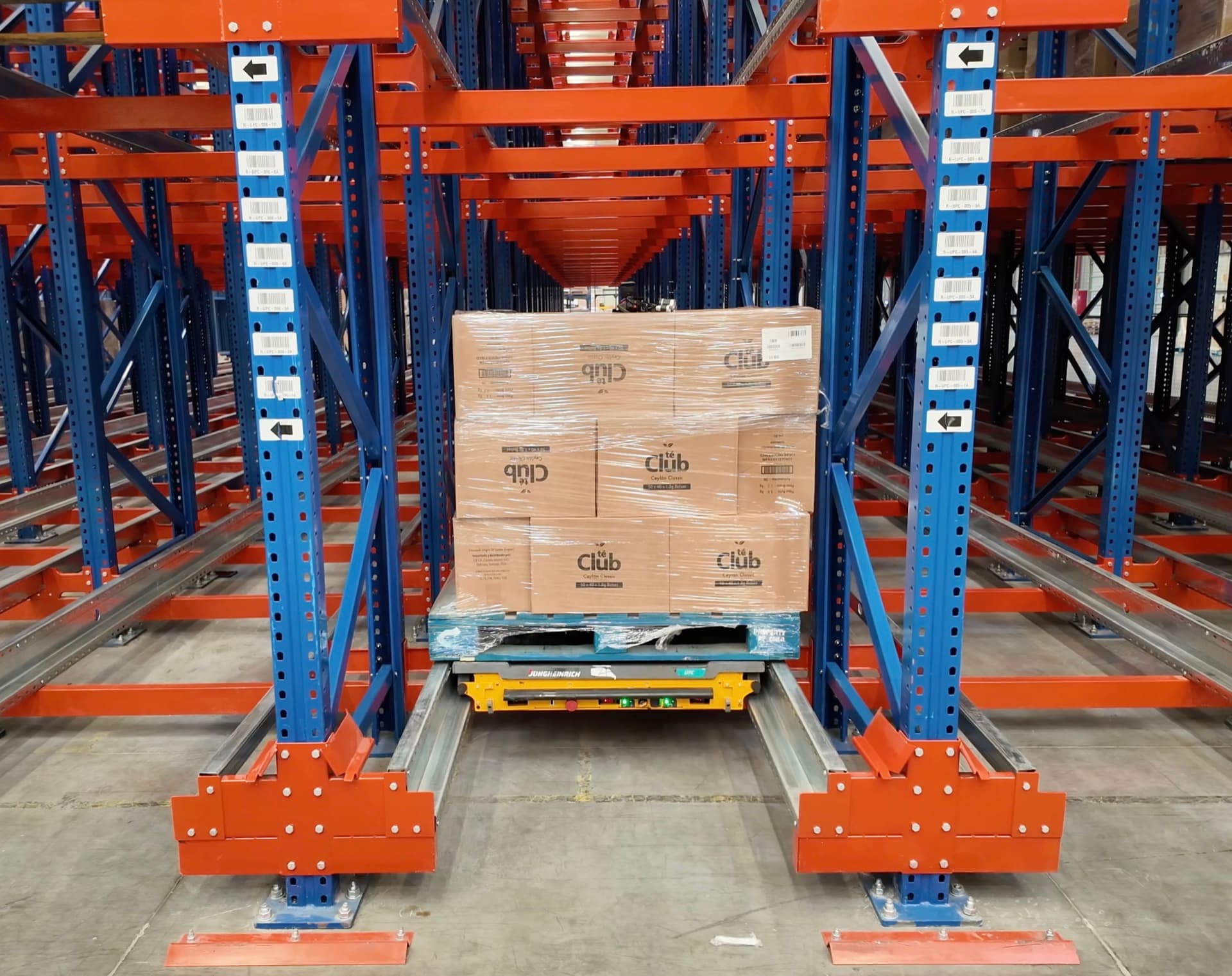 Etapa Almacenaje en operación de Pallet Logistics